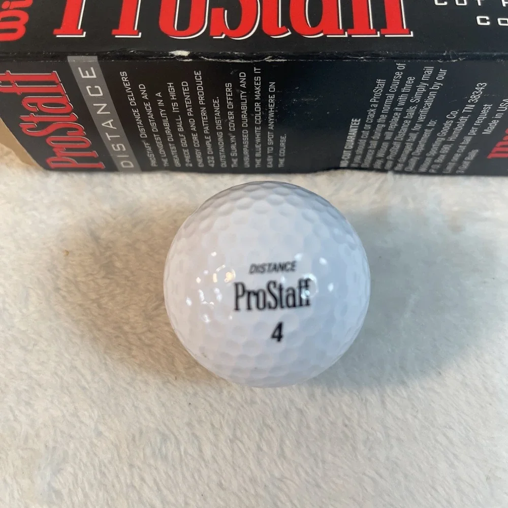 ProStaff Distance Golf Balls #1, #2, #4 – New Open Box – 9 Balls (3 Sleeves)